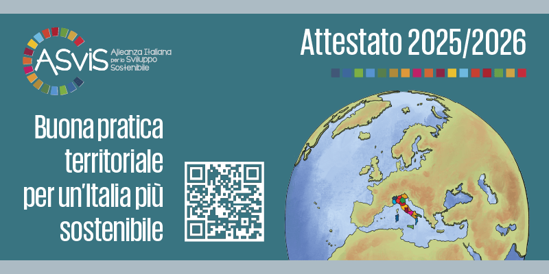 Attestato 2025/2026 — Buona pratica territoriale per un'Italia più sostenibile — Alleanza Italiana per lo Sviluppo Sostenibile (ASviS)
